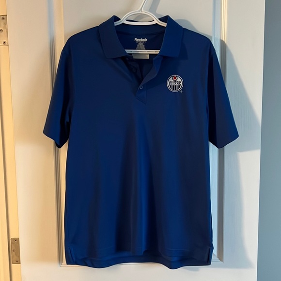 Reebok Edmonton Oilers Polo Sz S - Picture 1 of 3